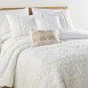 Duvet Cover Bedding Sets * | Best Reviews Of Harleson Duvet Cover Set Cream & White Levtex Home