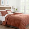 Comforter Bedding Sets * | Budget Simple Woven Stripe Comforter & Sham Set Threshold