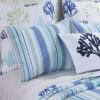 Quilt Bedding Sets * | Deals Copa Cabana Quilt Set Blue, Green & White Levtex Home