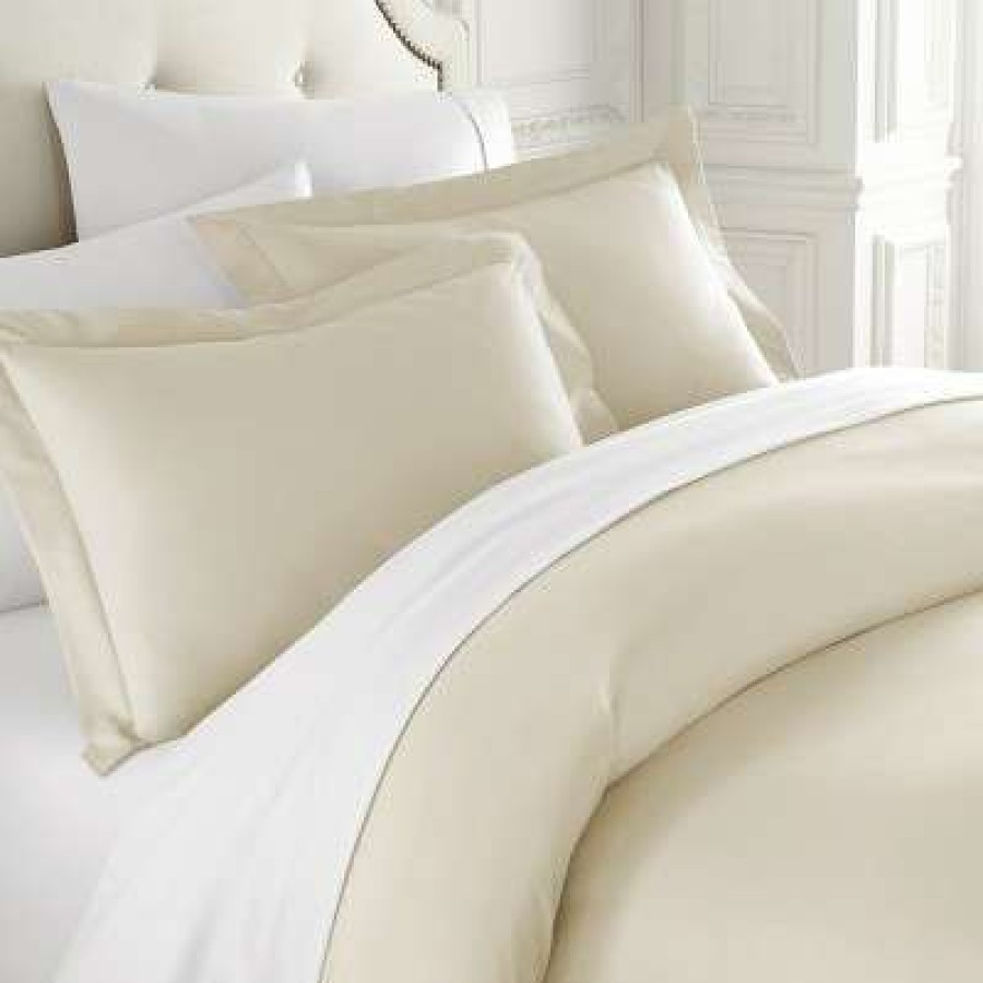 Duvet Cover Bedding Sets * | Cheap Hc Collection Hotel Luxury 3-Piece Duvet Cover Set