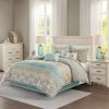 Comforter Bedding Sets * | Flash Sale Madison Park Loraine Cotton Printed Comforter Set