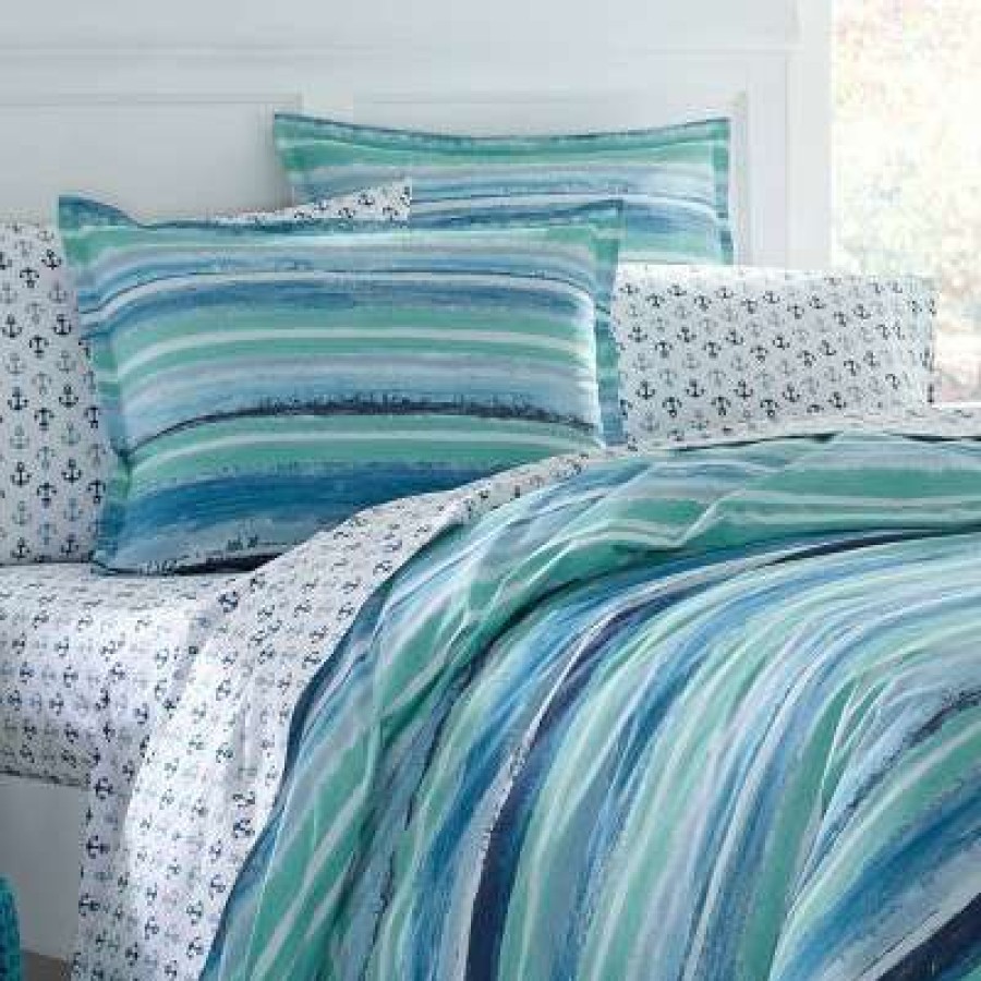 Comforter Bedding Sets * | Coupon Aqua Alex Comforter Set Poppy & Fritz