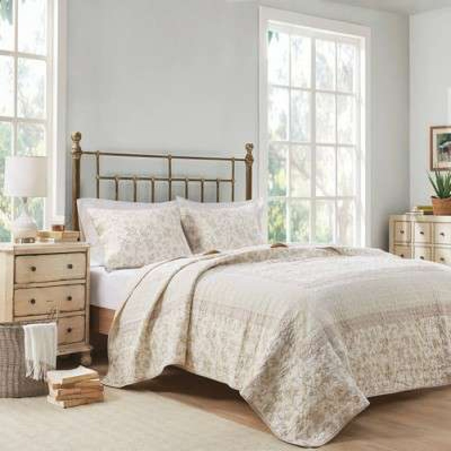 Coverlet Bedding Sets * | Budget Madison Park 3Pc Harley Cotton Coverlet Set