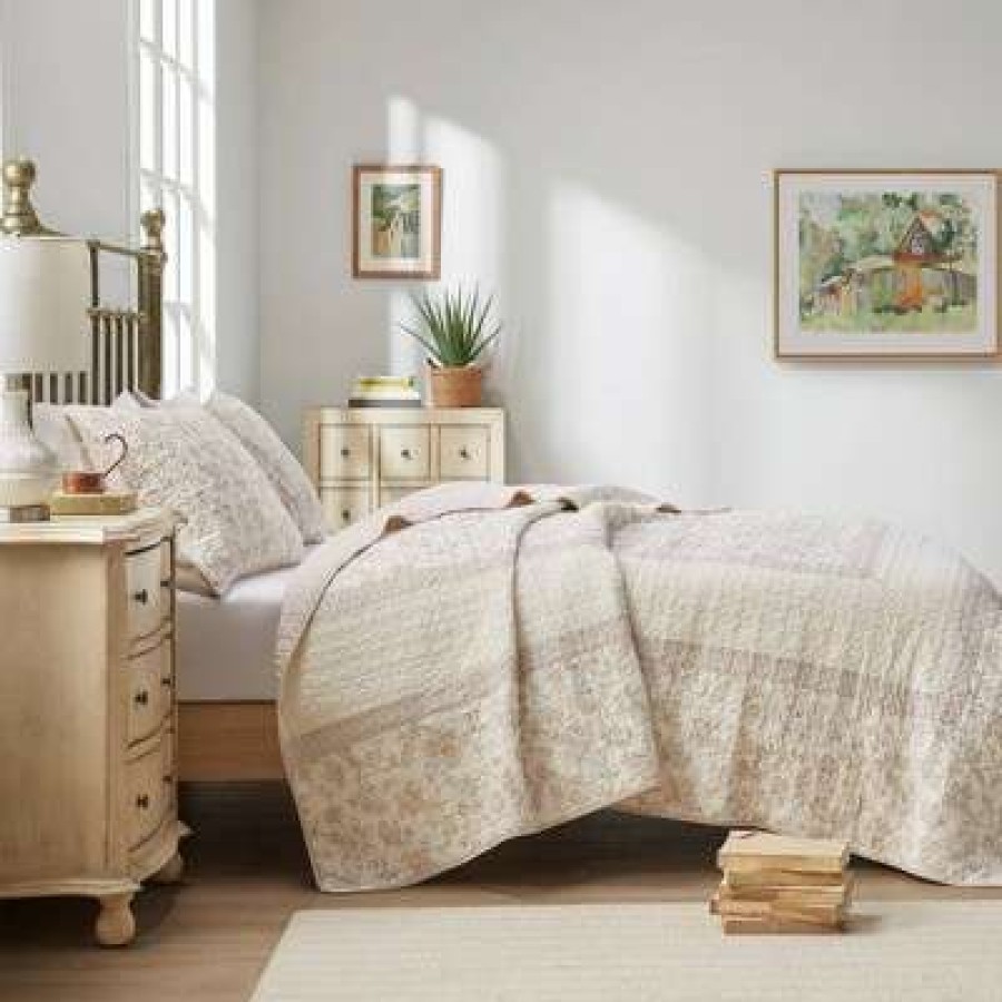 Coverlet Bedding Sets * | Budget Madison Park 3Pc Harley Cotton Coverlet Set