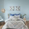 Duvet Cover Bedding Sets * | Coupon Urban Habitat Blue Sydney Cotton Reversible Duvet Cover Set 7Pc