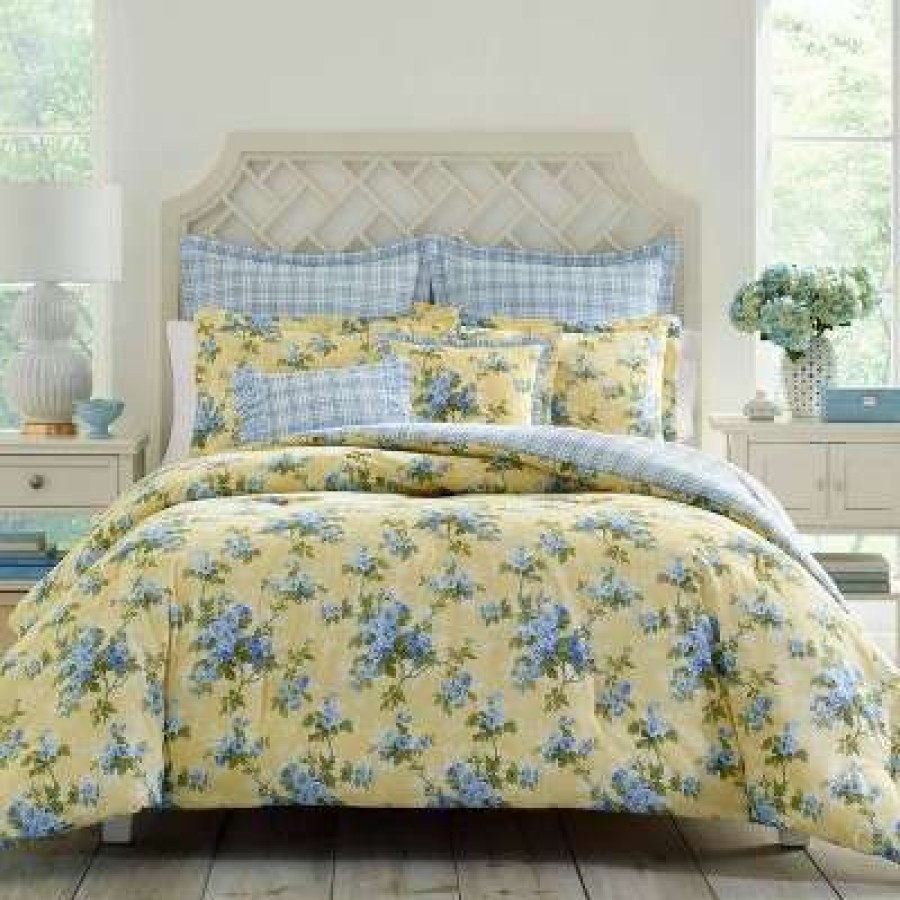 Comforter Bedding Sets * | Cheapest Cassidy Reversible Comforter Set Laura Ashley