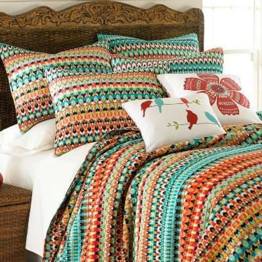 Quilt Bedding Sets * | Brand New Corona Bohemian Quilt And Pillow Sham Set Levtex Home